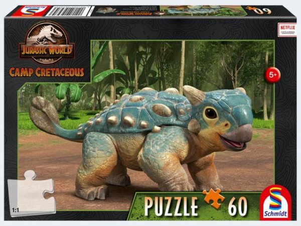Puzzle - Neue Abenteuer, Der Ankylosaurus Bumpy, 60 Teile