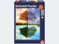 Puzzle - Jahreszeiten-Baum__500