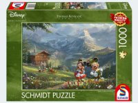 Puzzle - Disney, Mickey & Minnie in den Alpen __1000