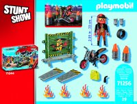 Starter Pack Stuntshow Motorrad mit Feuerwand - PLAYMOBIL 71256