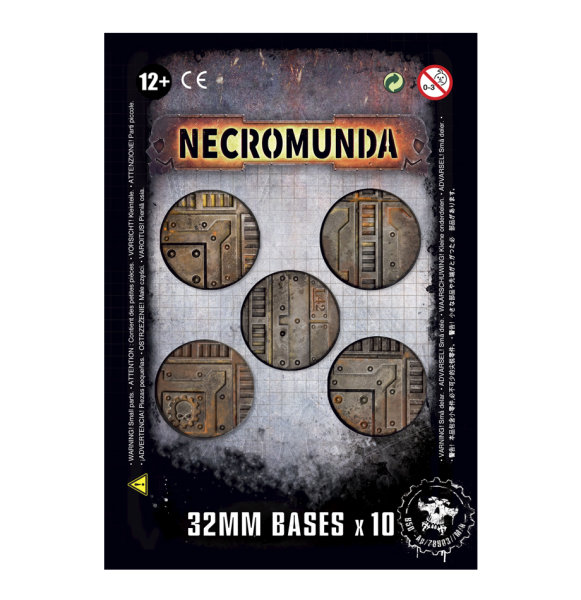 NECROMUNDA 32MM BASES (X10)