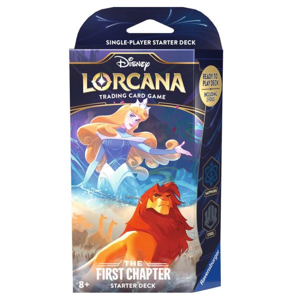 Disney Lorcana: Das Erste Kapitel - Starter Deck Steel and Sapphire (Englisch)