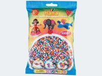 Hama 3000 Perlen gestreift 6f sort