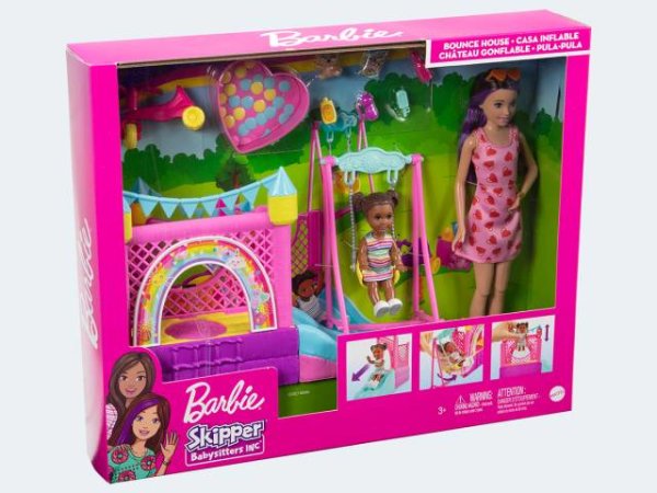 Barbie Skipper Babysitter 2 Puppen + Camping Zelt, 47,99