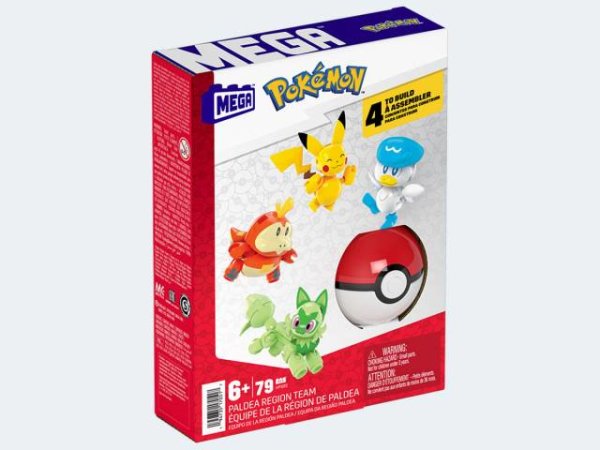 MEGA - Pokemon Paldea Region Team Bausatz