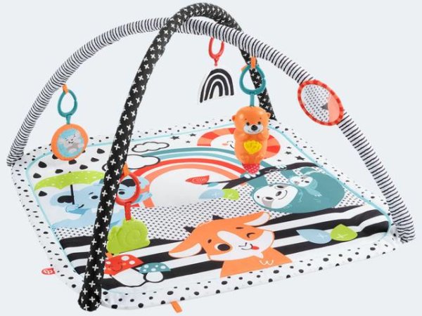 Fisher-Price - Tierfreunde Kontrast Spieldecke