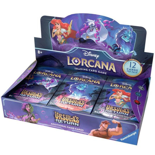 Disney Lorcana: Ursulas Return  - Display mit 24 Booster Packs (Englisch)