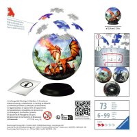 Puzzle-Ball Mystische Drachen - Ravensburger - 3D Puzzle Ball