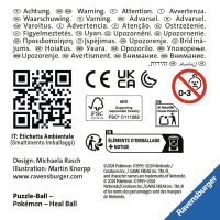 Puzzle-Ball Pokémon Heilball - Ravensburger - 3D Puzzle Ball