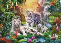 Die Familie der Weißen Tiger - Ravensburger - Puzzle für Erwachsene