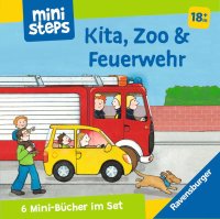 ministeps: Mein erster Bücher-Würfel: Kita, Zoo...