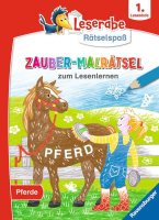 Leserabe Rätselspaß Zauber-Malrätsel zum Lesenlernen: Pferde (1. Lesestufe)