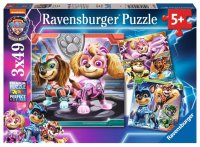 Puzzle - PAW Patrol: The Mighty Movie - 3 X 49 Teile Puzzles