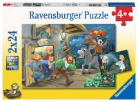 Puzzle - Märchenstunde - 2 x 24 Teile Puzzles