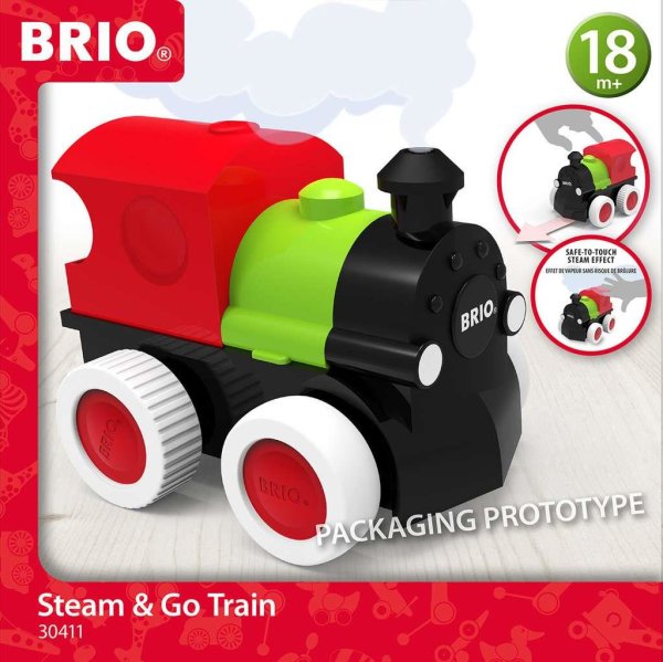 BRIO Push & Go Zug mit Dampf