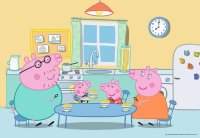 Puzzle - Zuhause bei Peppa - 2 x 12 Teile Puzzles
