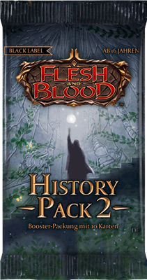 FLESH & BLOOD TCG - HISTORY PACK 2 BLACK LABEL BOOSTER - DE