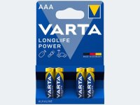 4 VARTA Micro 1,5 AAA Alkaline Longlife LR03