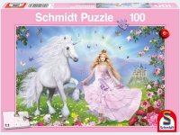 Puzzle - Prinzessin der Einhörner100