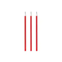 3 PCS  ERASABLE GEL PEN REFILLS - 0,7 MM - RED INK