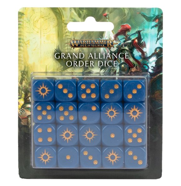 AOS: GRAND ALLIANCE ORDER DICE SET - Discontinued / alte Version