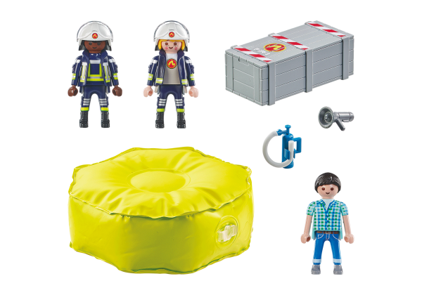 Feuerwehrleute mit Luftkissen - PLAYMOBIL 71465