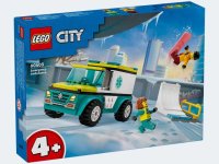 LEGO City Rettungswagen und Snowboarder - 60403