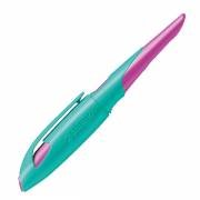 Schulfüller EASYbirdy Rechtshänder A türkis neonpink