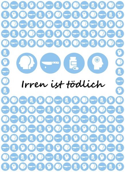 Irren ist tödlich – Krimi-Dinner Spiel für 4 Personen