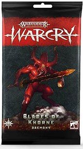 WARCRY: DAEMONS OF KHORNE CARDS - Discontinued / alte Version