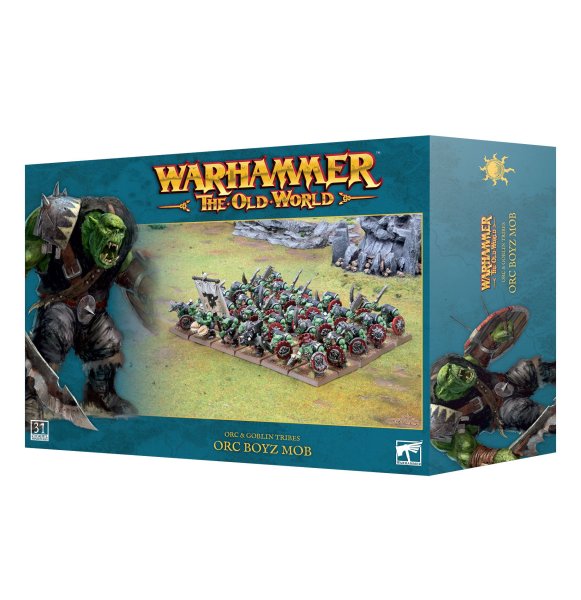 WARHAMMER THE OLD WORLD: ORC & GOBLIN TRIBES: ORC BOYZ MOB