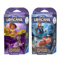 Disney Lorcana: Ursulas Return - Starter Deck Sapphire and Steel (Englisch)