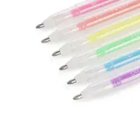 SPRING IS IN THE AIR - SET OF 6 MINI GEL PENS - PASTEL COLOURS - 1 MM - MULTICOLOR INK