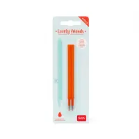 2 PCS LOVELY FRIENDS REFILL - 0,5 MM - ORANGE INK