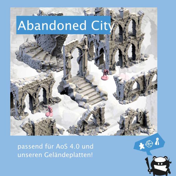 Abandoned City Ruins für Warhammer AoS 40k / Tabletop - Txarli Factory | Spielebude