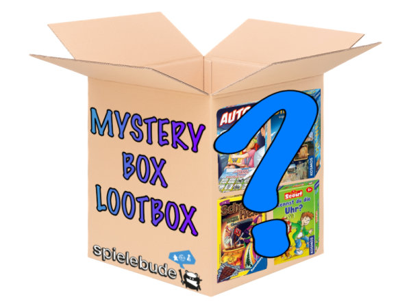 Mysterybox! Lootbox! Überraschungsbox mit Mitnehmspielen für Kinder