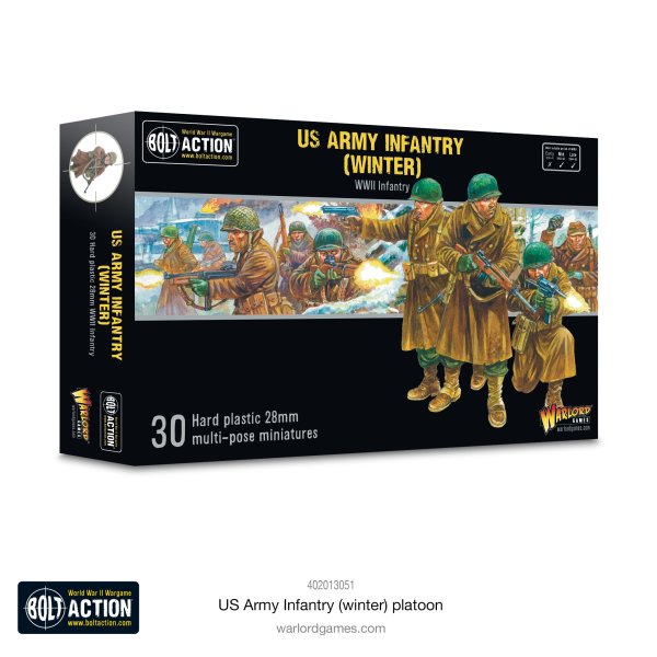 Bolt Action - US Army Infantry platoon (winter) 2024
