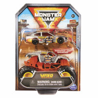 Monster Jam - Monster Jam Truck & Racecar 2-Pack