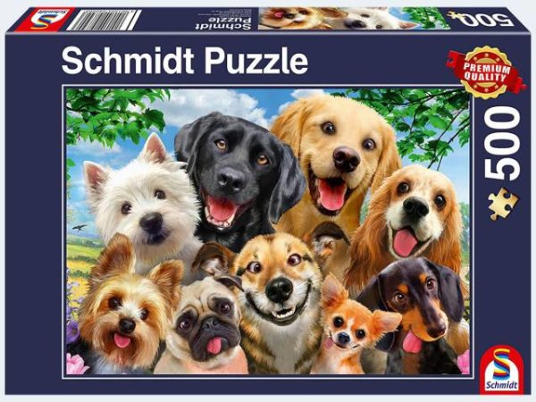 Puzzle - Hunde-Selfie__500