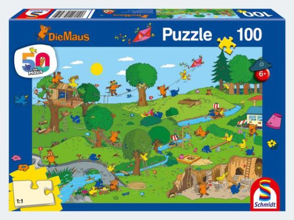 Puzzle - Im Spielpark, 100 Teile