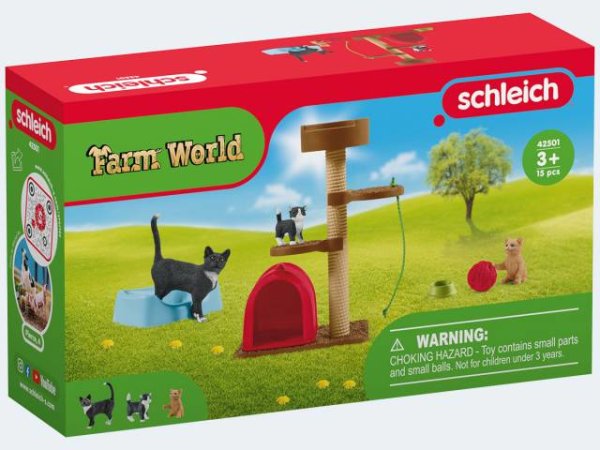 Schleich Farm Spielspaß für niedliche Katzen - 42501