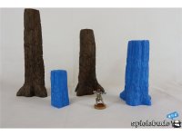 Waldgrund: Baumstamm-Set - 4 Bäume - Imperial Terrain - Spielebude